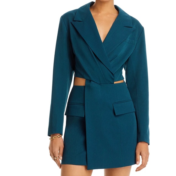 FORE Cutout Blazer Mini Dress Bloomingdale’s Size SMALL - Picture 1 of 7